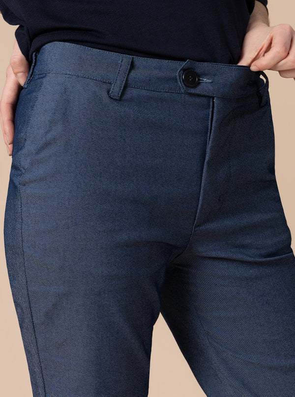 PANTALONE A ZAMPETTA INDACO