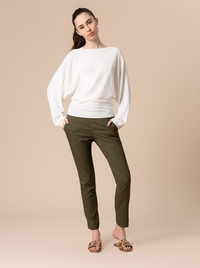 PANTALONI SUSY STRETTO ARMY