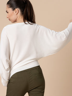 MAGLIA PIPISTRELLO BIANCA