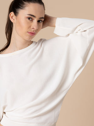 MAGLIA PIPISTRELLO BIANCA