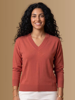 MAGLIA SCOLLO A V IN 3 COLORI