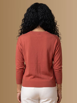 MAGLIA SCOLLO A V IN 3 COLORI