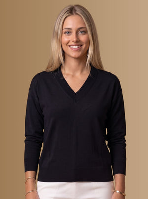 MAGLIA SCOLLO A V IN 3 COLORI