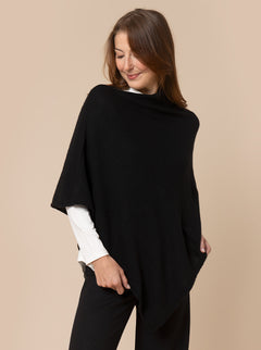 PONCHO BABY 100% CASHMERE IN 3 COLORI