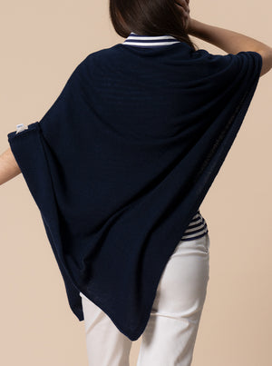 PONCHO BIG 100% CASHMERE in 7 colori