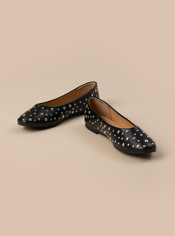 BALLERINE CON BORCHIE IN 3 COLORI