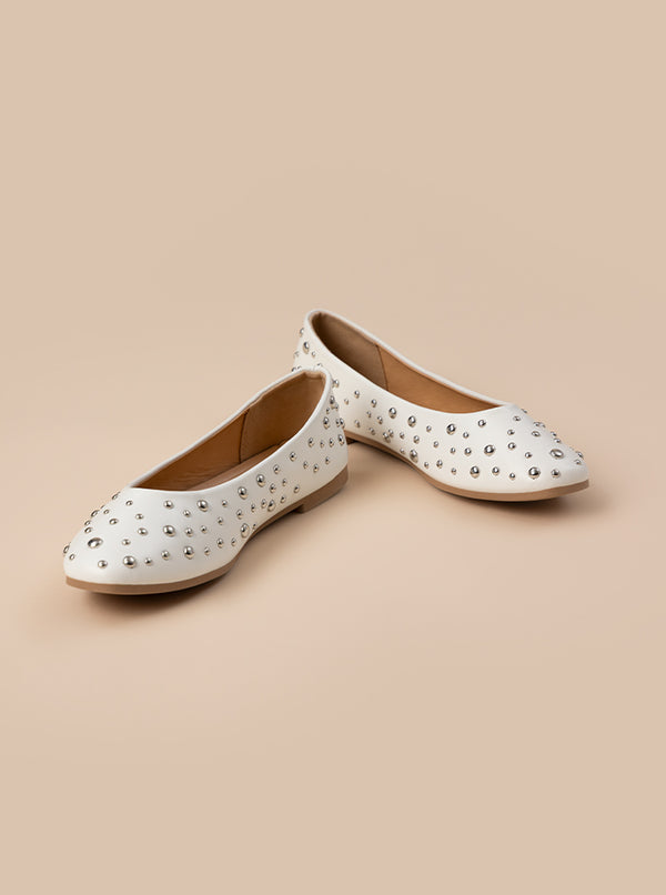 BALLERINE CON BORCHIE IN 3 COLORI