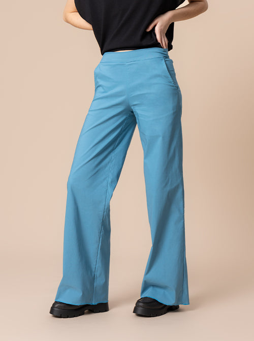 PANTALONE SUSY LARGO AZZURRO INTENSO