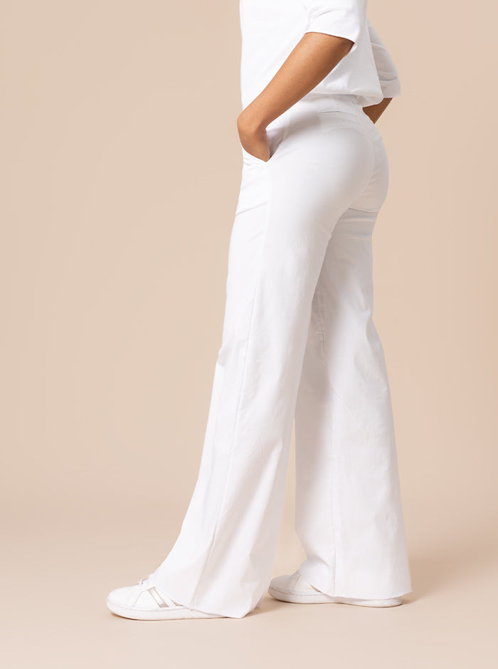 PANTALONE SUSY LARGO BIANCO