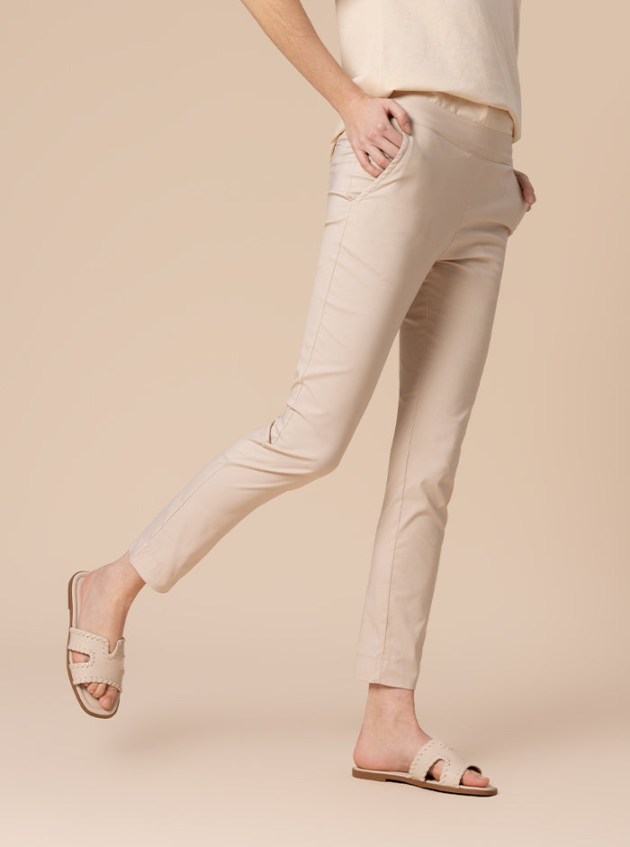 PANTALONI SUSY STRETTO BEIGE