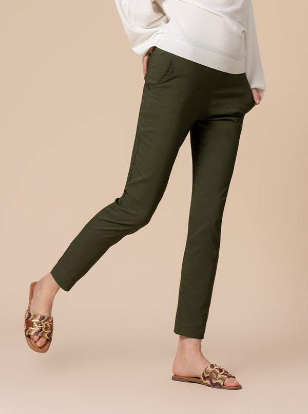 PANTALONI SUSY STRETTO ARMY