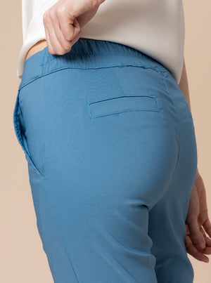 PANTALONI SUSY STRETTO AZZURRO INTENSO
