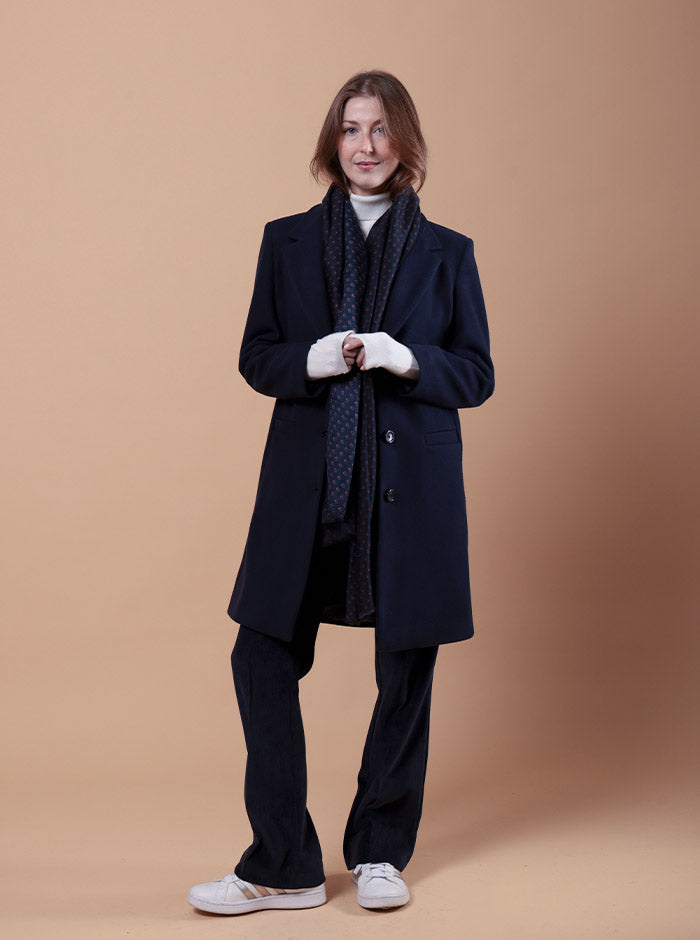 STOLA FANTASIA DISEGNO CRAVATTA IN 2 COLORI