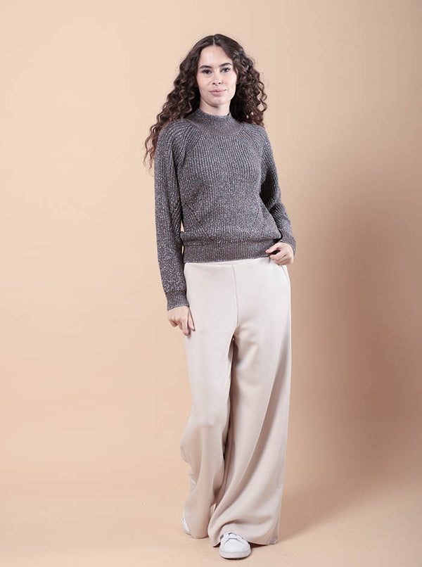 MAGLIA IN LUREX IN 3 COLORI