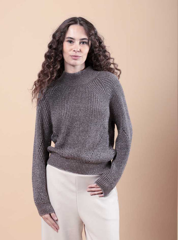 MAGLIA IN LUREX IN 3 COLORI