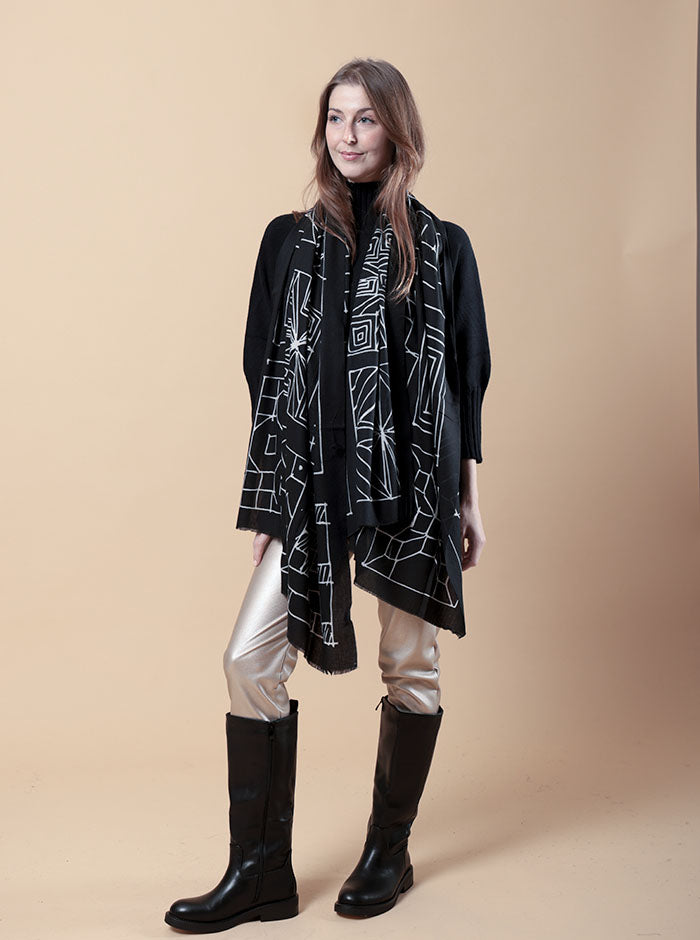 STOLA FANTASIA IN 3 COLORI