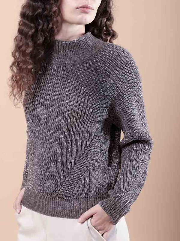 MAGLIA IN LUREX IN 3 COLORI