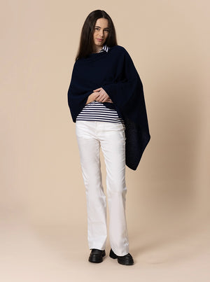 PANTALONE A ZAMPETTA BIANCO