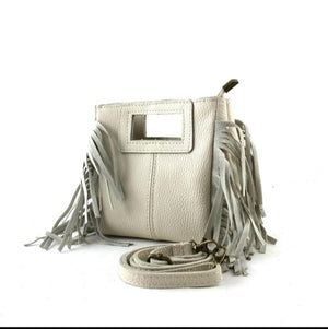 POCHETTE MINI CON FRANGE IN 3 COLORI