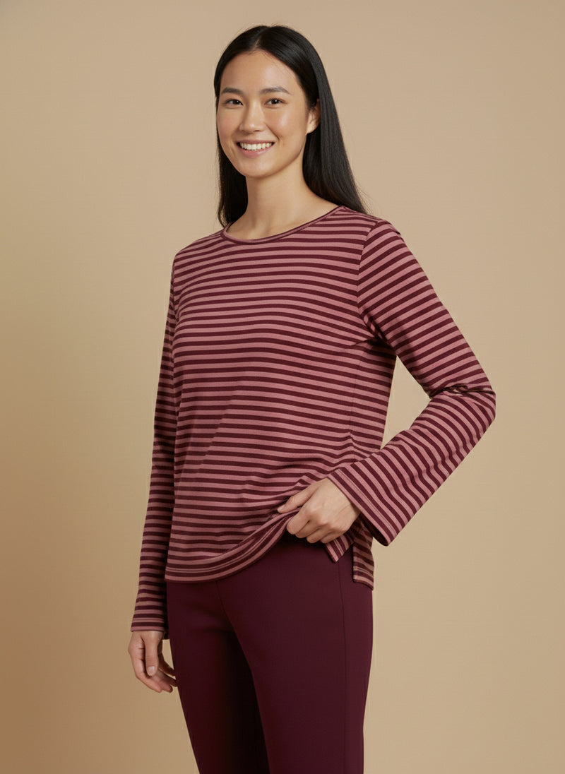 T-SHIRT ANGY RIGATA IN 3 COLORI