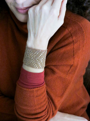 BRACCIALE MORBIDO GRANDE ROSA