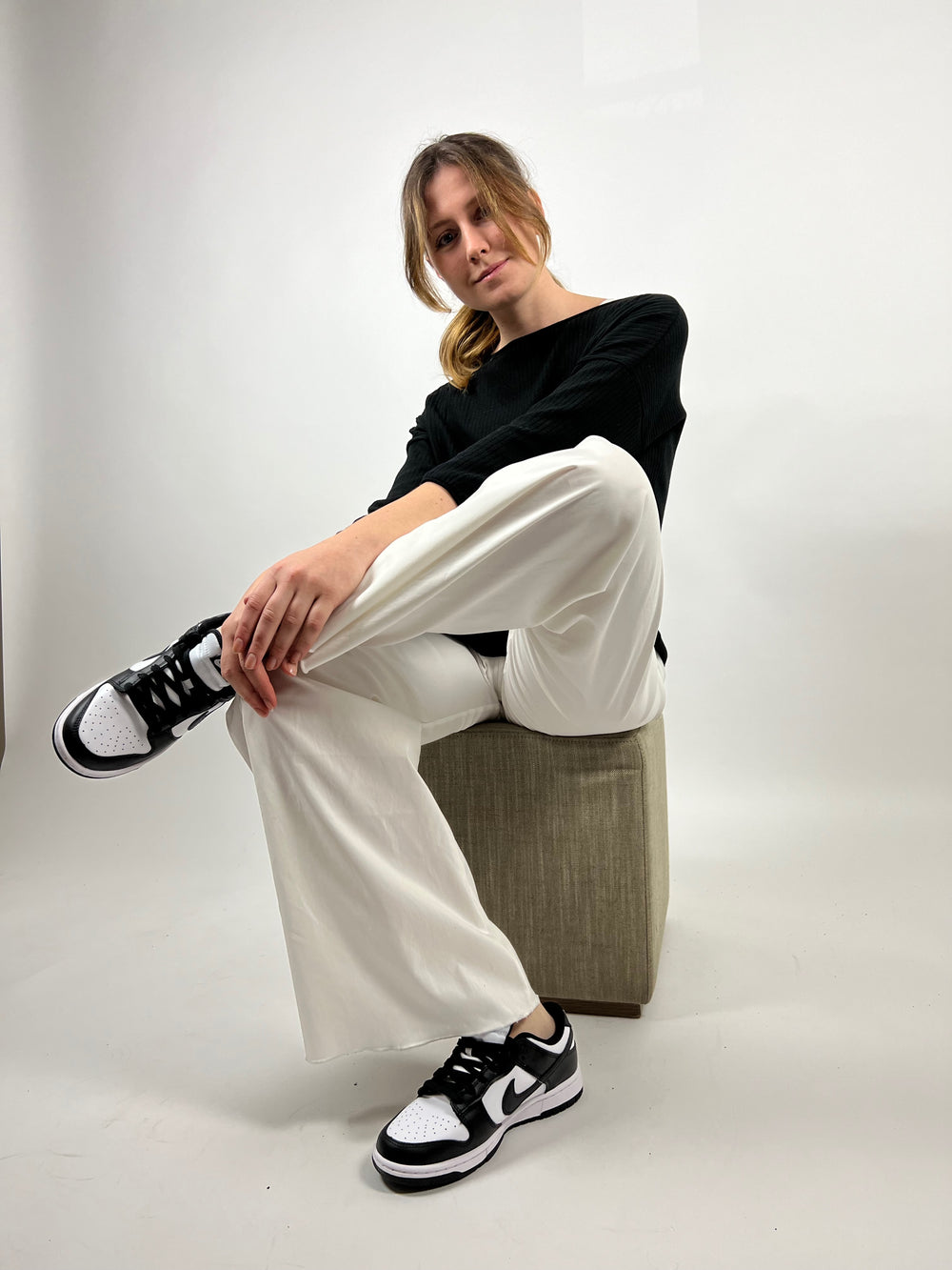 PANTALONI ARIANNA LATTE