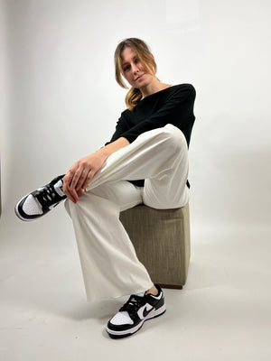 PANTALONI ARIANNA LATTE