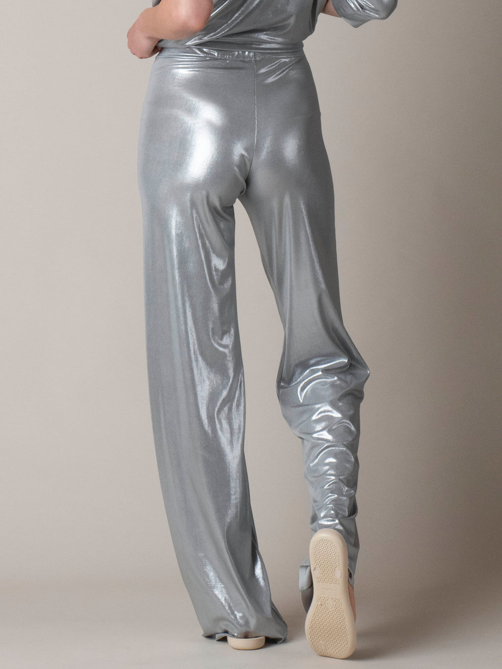 PANTALONI ARIANNA GLOSSY VERDE