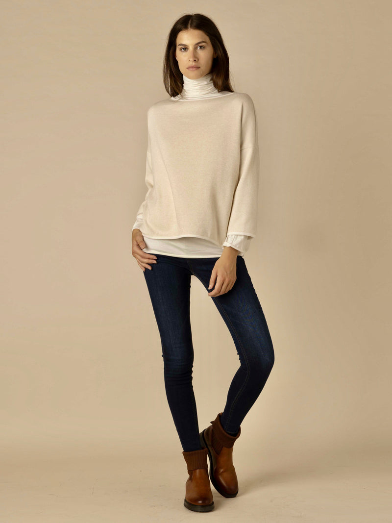 MAGLIA GRETA LATTE