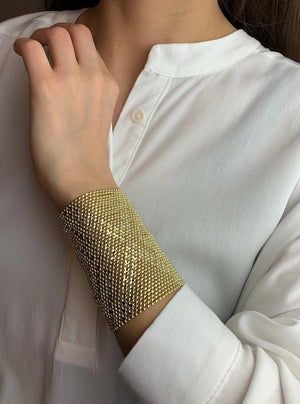 BRACCIALE MORBIDO GRANDE ORO