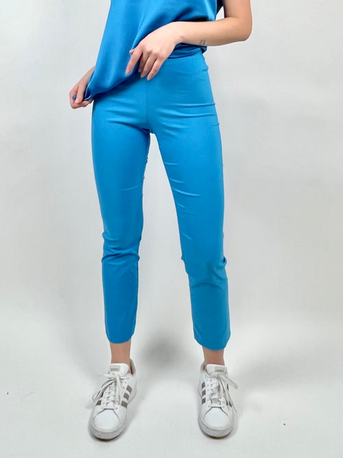PANTALONI VIOLETTA TURCHESE